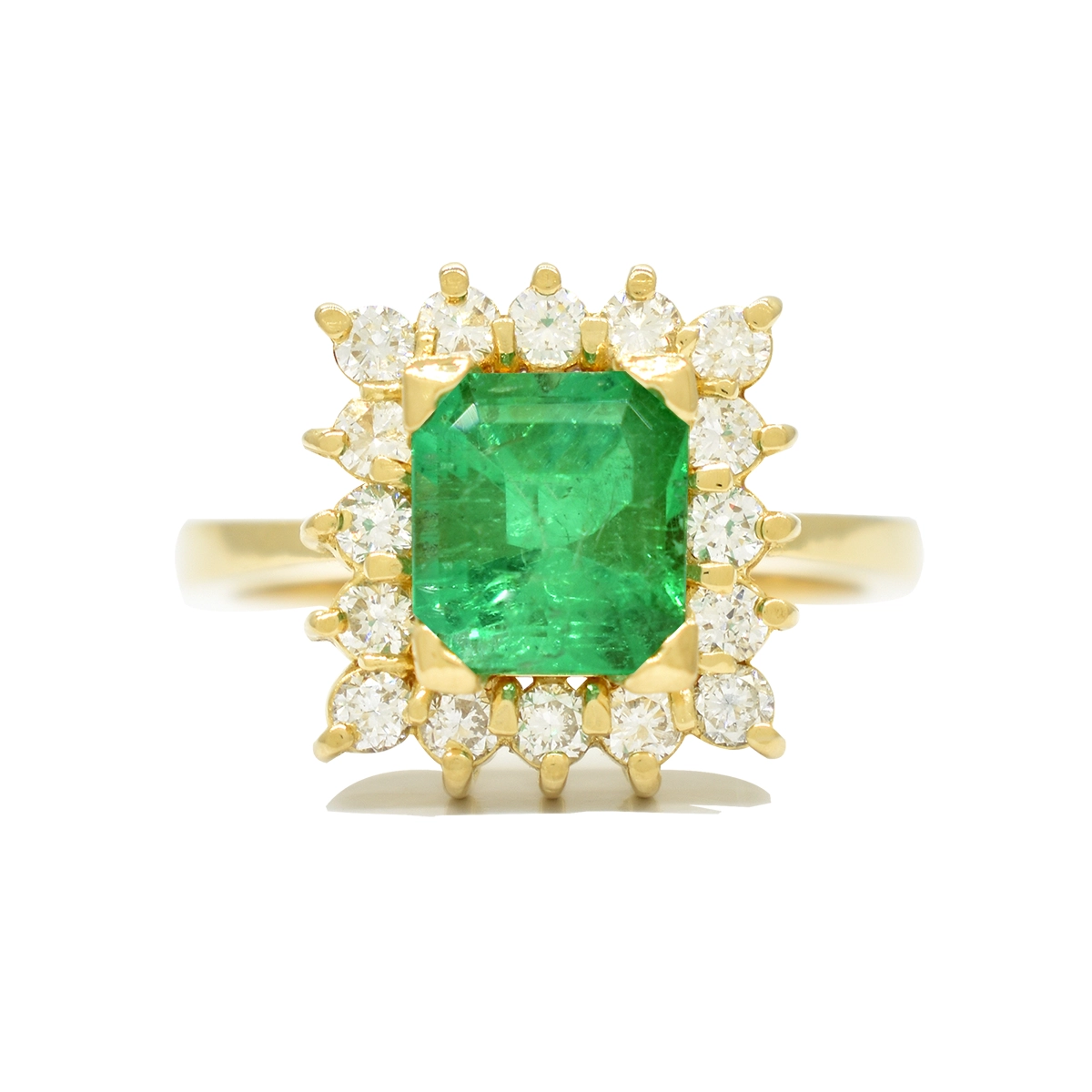 Queen Emerald ~ emerald-and-diamond-cocktail-ring-custom-made-in-solid ...