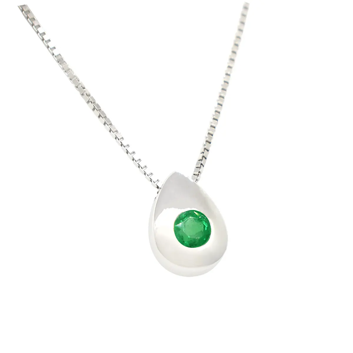 simple_emerald_necklace_18K_white_gold_bezel_setting.webp