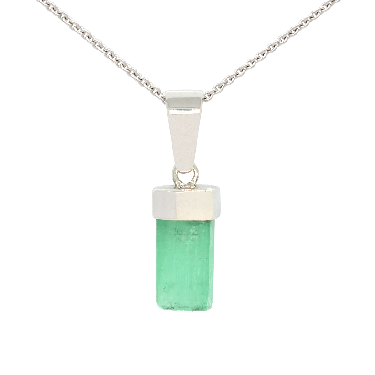 3.46-ct.-uncut-natural-colombian-emerald-set-in-18k-white-gold-solitaire-pendant