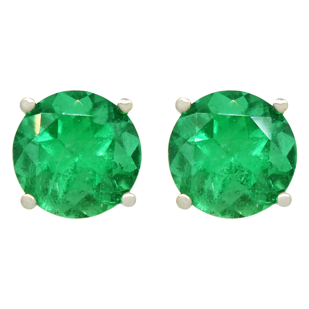 Emerald studs discount